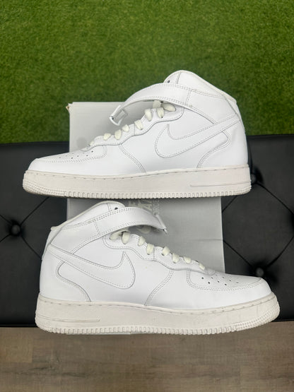 Nike Air Force 1 Mid '07 White - Size 11 (U)