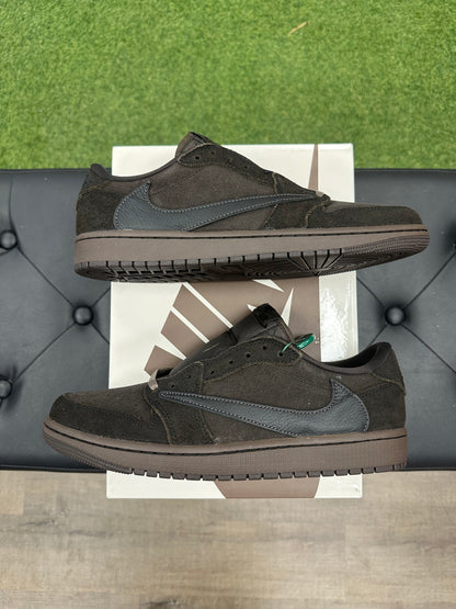 Jordan 1 Retro Low OG SP Travis Scott Velvet Brown - Size 9