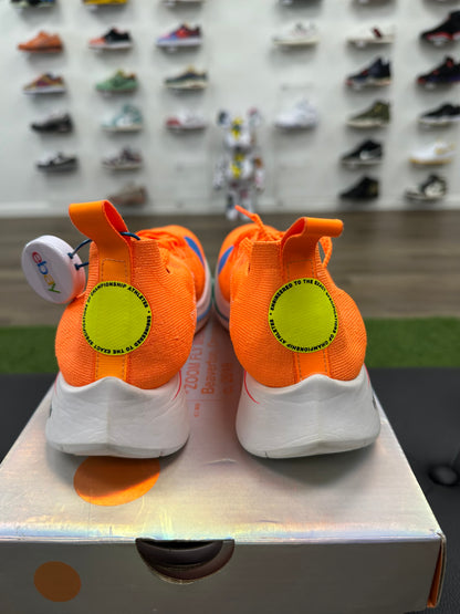 Nike Zoom Fly Mercurial Off-White Total Orange - Size 6.5