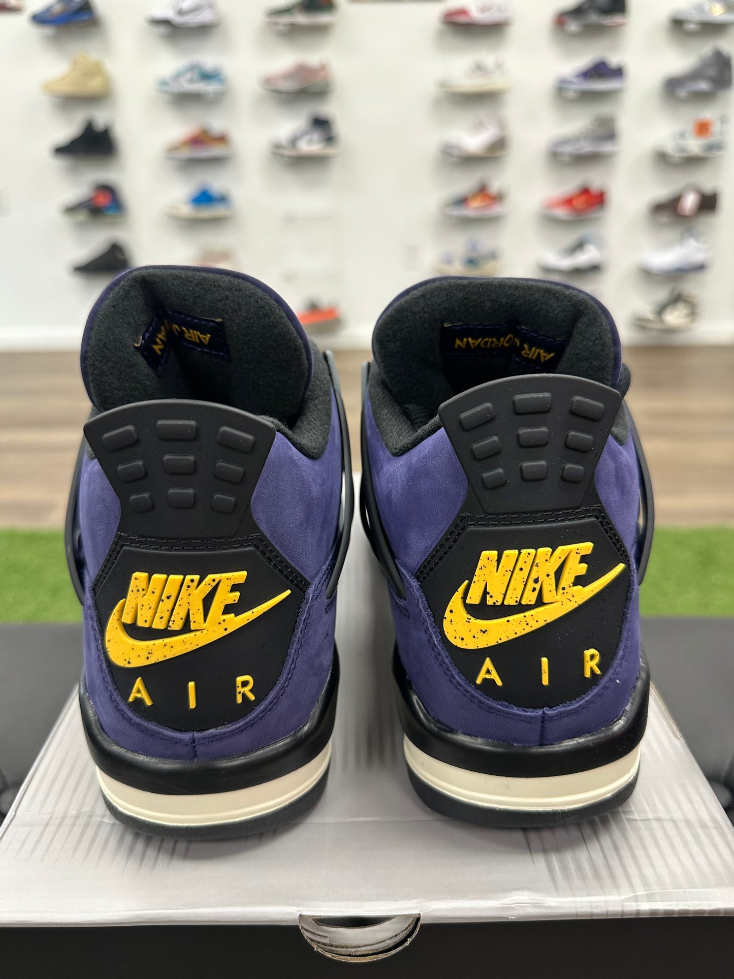 Jordan 4 Retro Lakers (GS) - Size 6