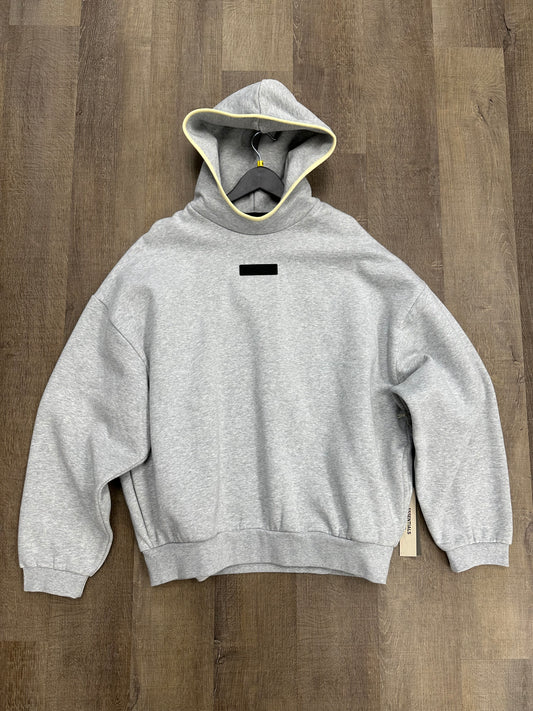 Fear of God Essentials Hoodie Light Heather Grey - Size Medium