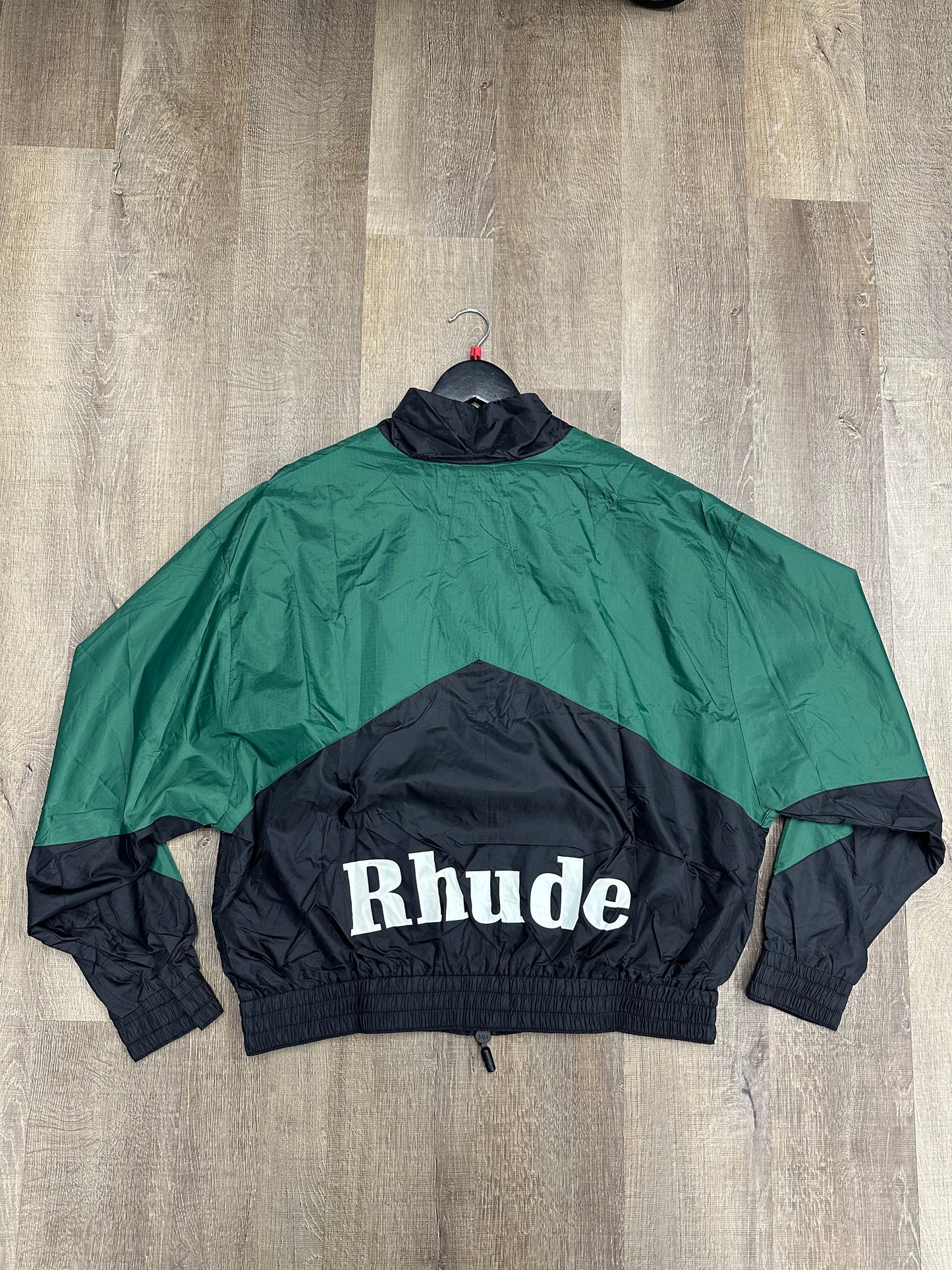 RHUDE Zip Up Flight Jacket Green - Mens