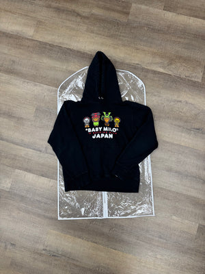 BAPE Baby Milo Japan Pullover Hoodie 'Black' - Size M (U)