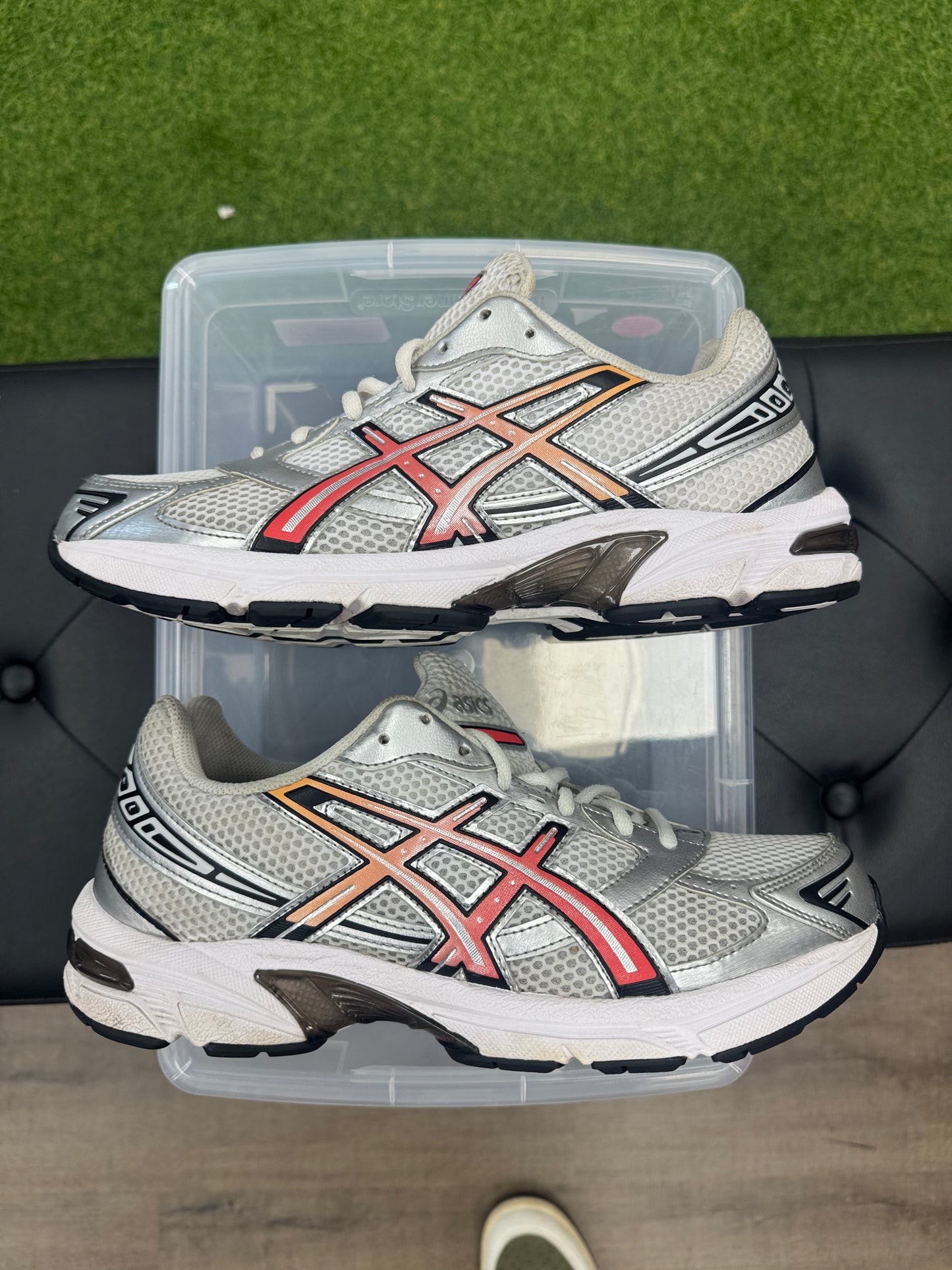 ASICS Gel-1130 White Red Snapper - Size 9.5 (U)