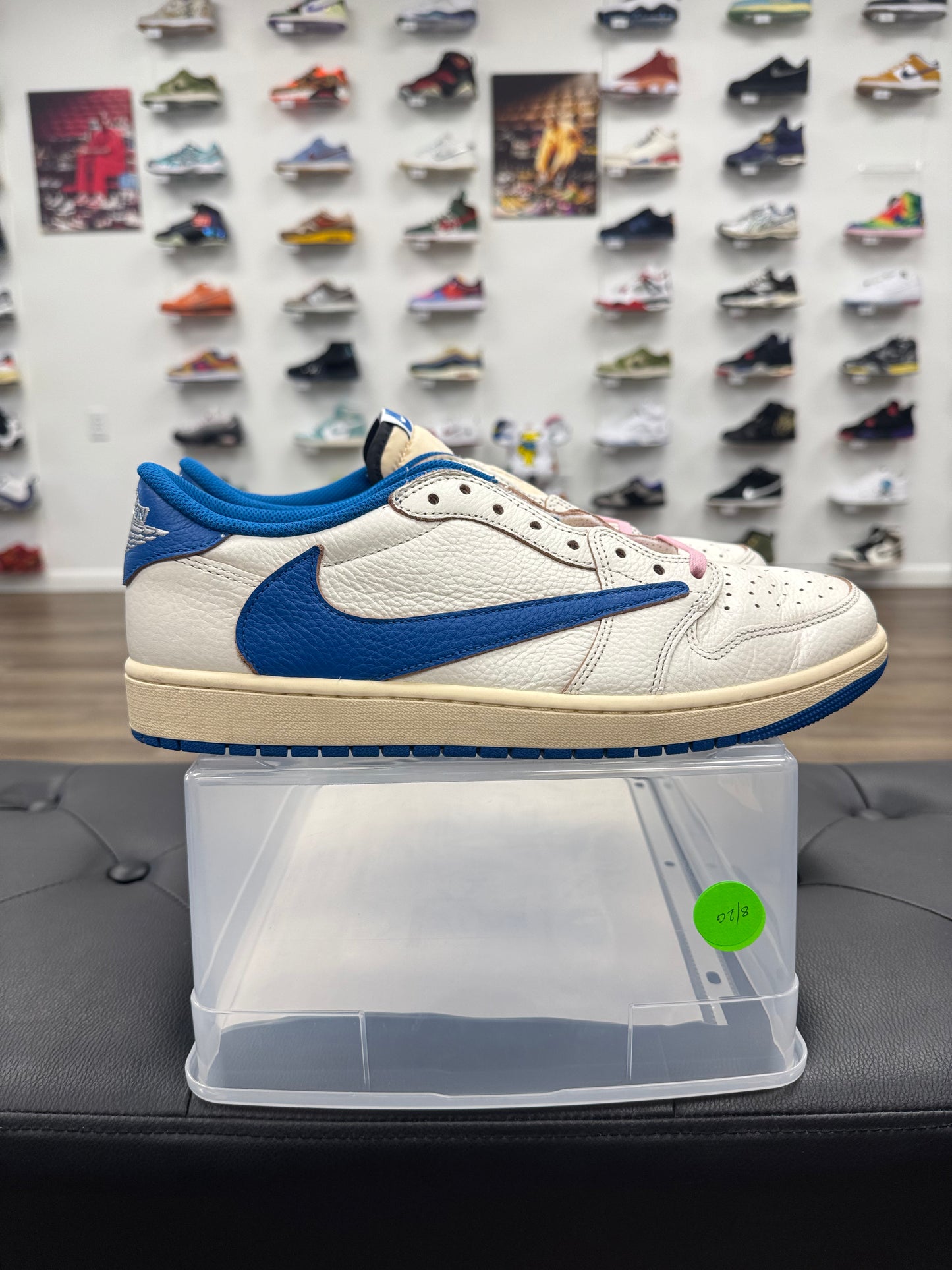 Jordan 1 Retro Low OG SP Fragment x Travis Scott Sail Military Blue - Size 12 (U)