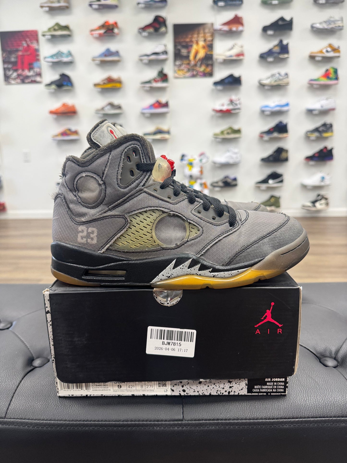 Jordan 5 Retro Off-White Muslin - Size 9 (U)