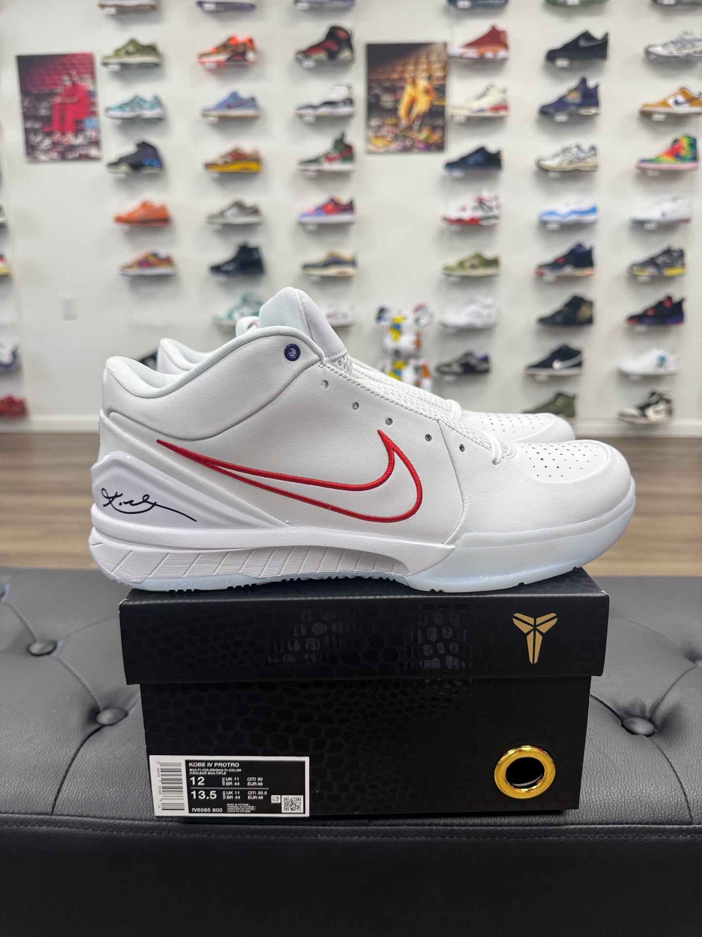Nike Kobe 4 Protro Draft Day Pack Toronto Raptors - Size 12