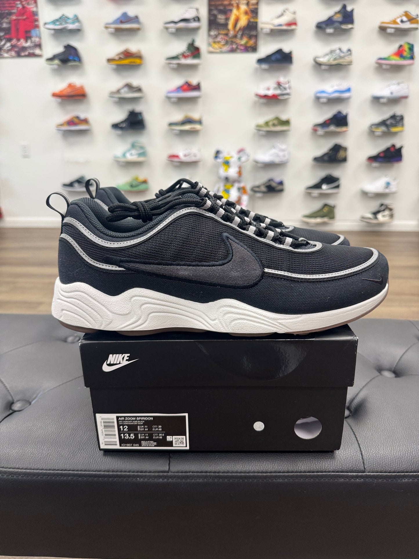Nike Air Zoom Spiridon Off Noir Cave Purple - Size 12