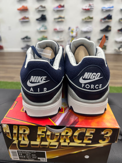 Nike Air Force 3 Low SP Nigo Pendleton College Pack Midnight Navy - Size 12