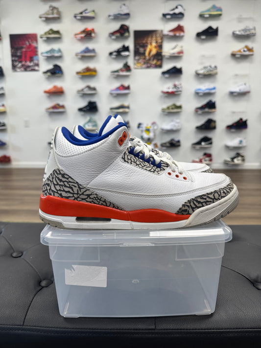 Jordan 3 Retro Knicks - Size 10 (U)