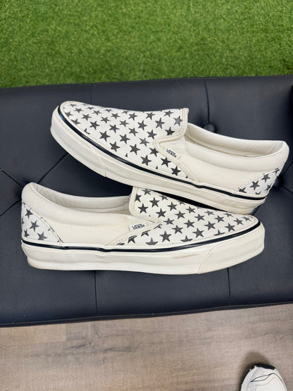 Vans Premium Classic Slip-On Stars Marshmallow Black - Size 11.5 (U)