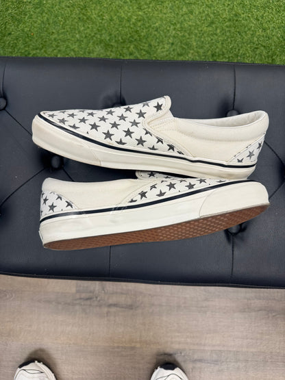 Vans Premium Classic Slip-On Stars Marshmallow Black - Size 11.5 (U)