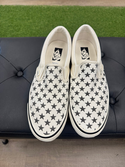 Vans Premium Classic Slip-On Stars Marshmallow Black - Size 11.5 (U)
