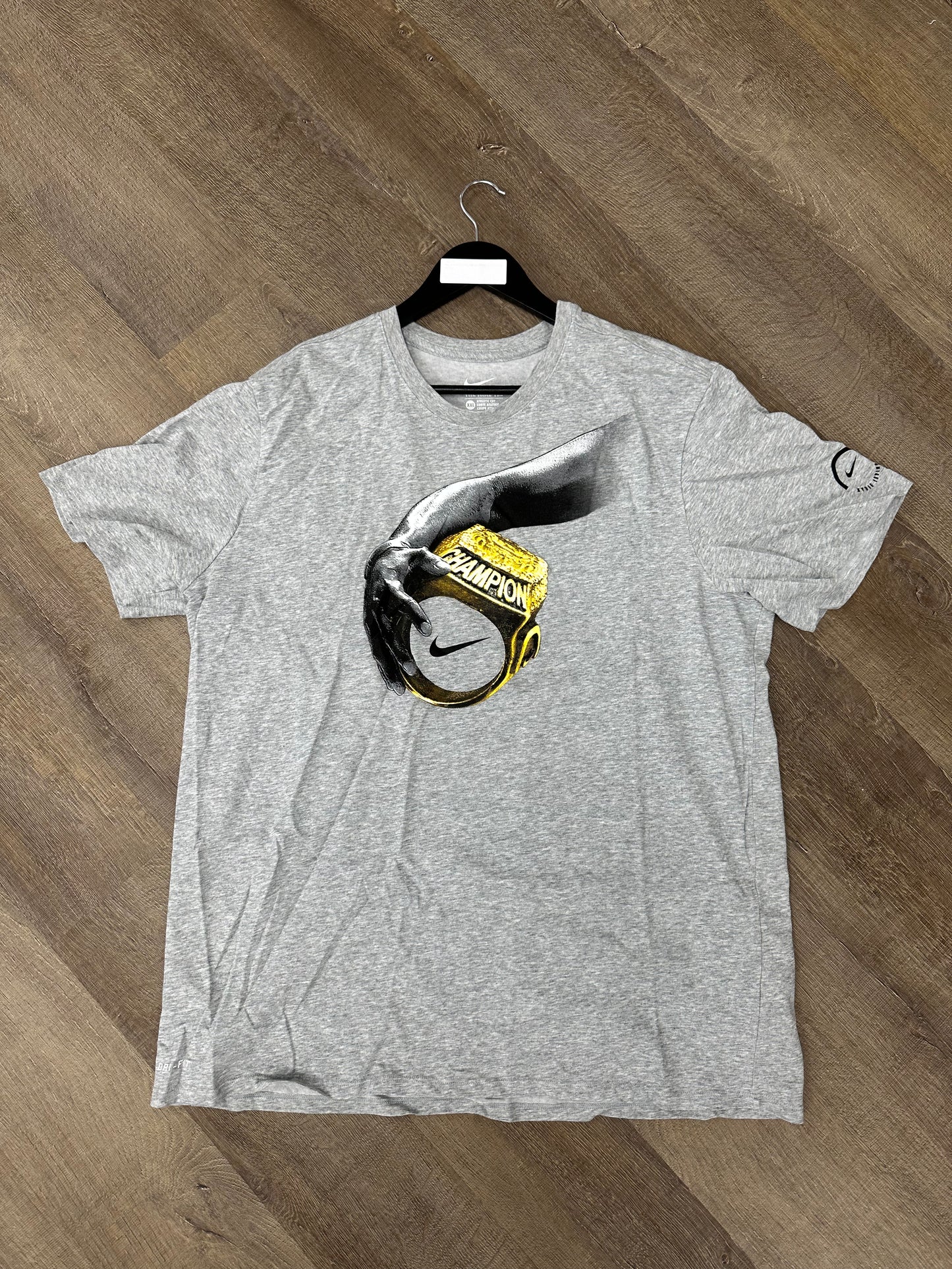 Nike Dri-Fit Kyrie Irving 2016 NBA Finals Tee Grey - Size 2XL