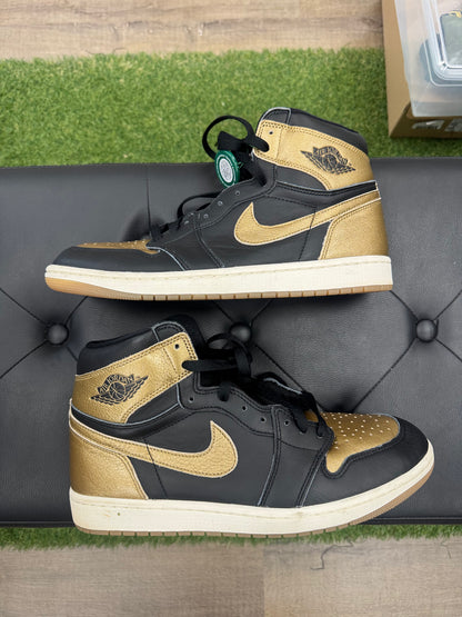 Jordan 1 Retro High OG Black Metallic Gold - Size 11 (U)
