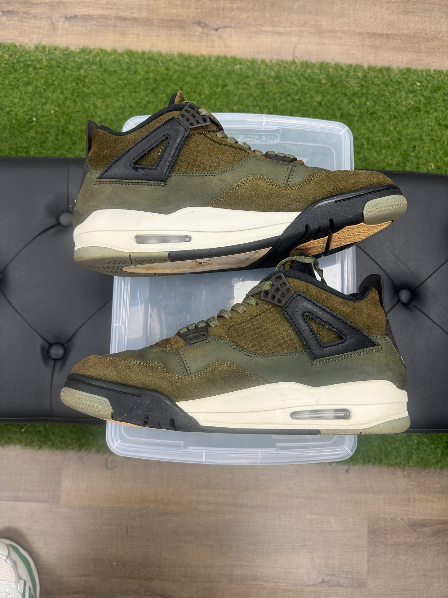 Jordan 4 Retro SE Craft Medium Olive - Size 10.5 (U)