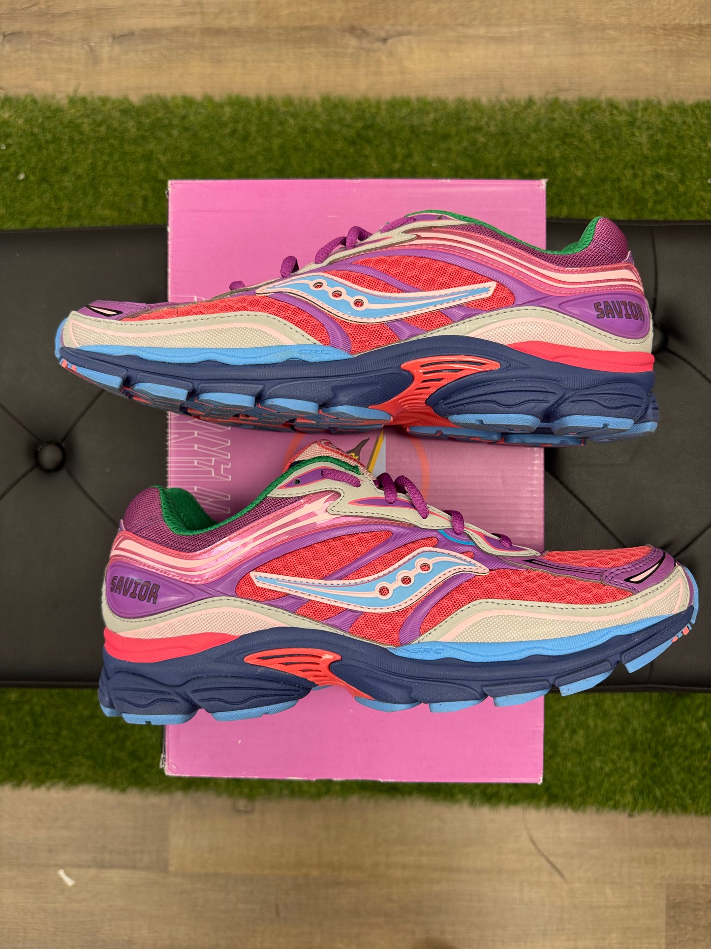 Saucony ProGrid Omni 9 Jae Tips To Do List Pink - Size 11 (U)
