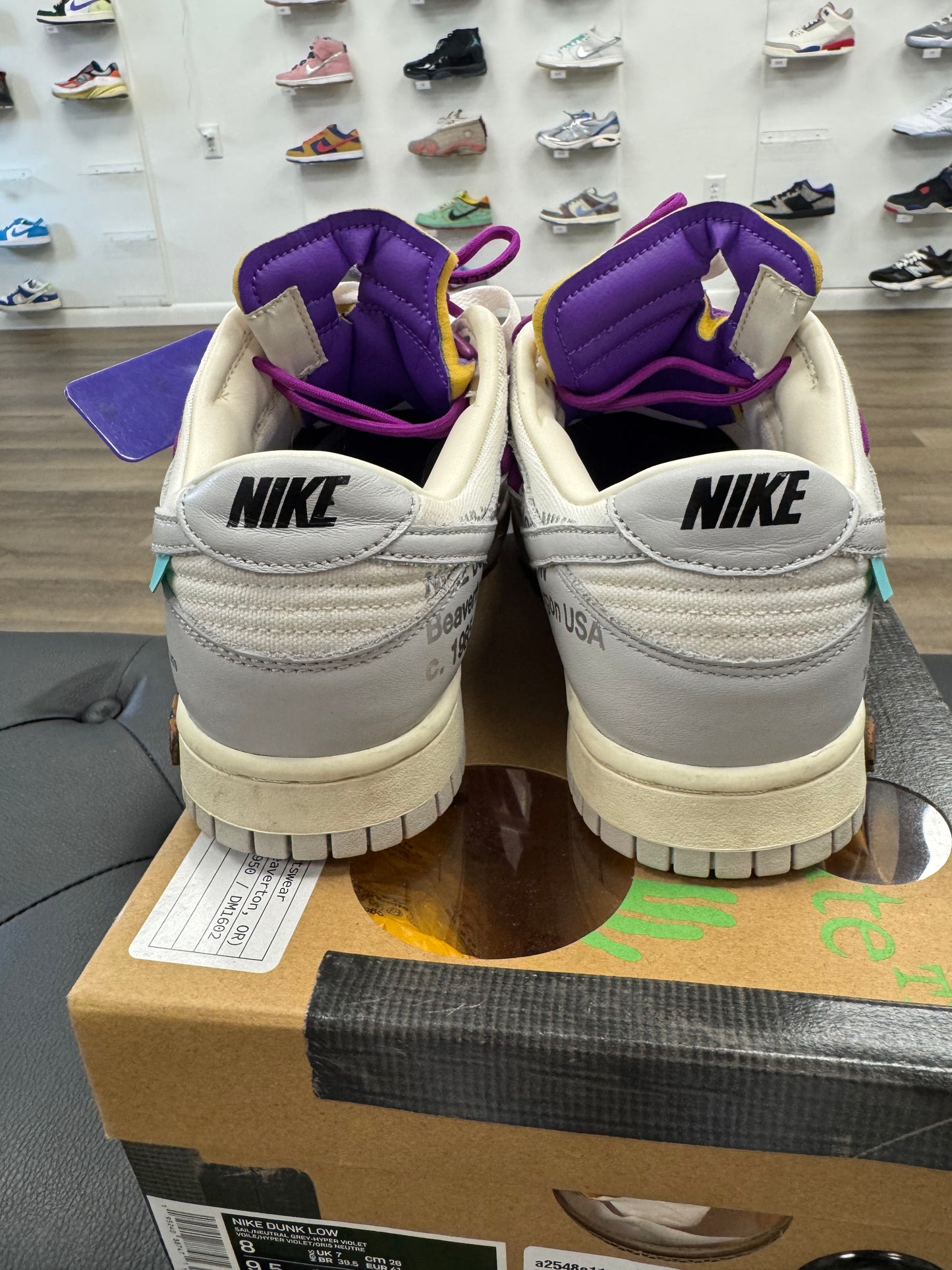 Nike Dunk Low Off-White Lot 28 - Size 8 (U)