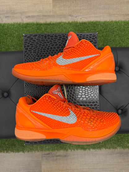 Nike Kobe 6 Protro Total Orange - Size 8.5 (U)