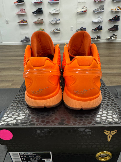 Nike Kobe 6 Protro Total Orange - Size 8.5 (U)
