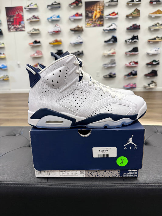 Jordan 6 Retro Midnight Navy (2022) - Size 9.5
