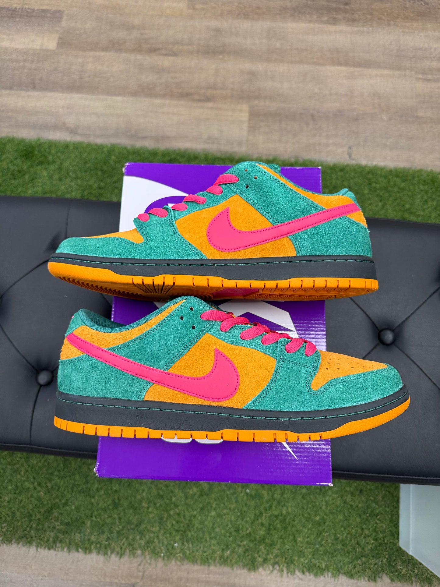 Nike SB Dunk Low Pro Green Noise Watermelon- Size 13