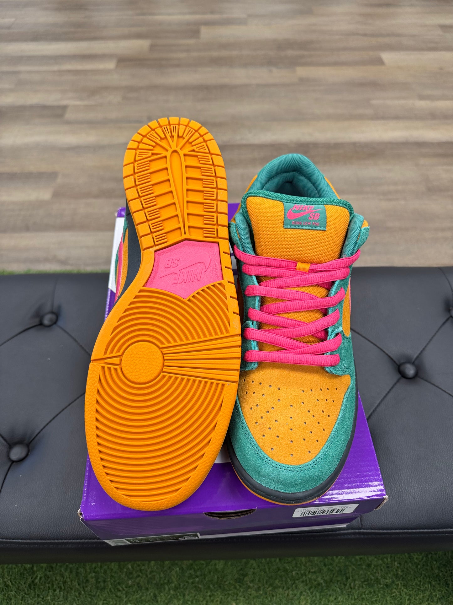 Nike SB Dunk Low Pro Green Noise Watermelon- Size 13