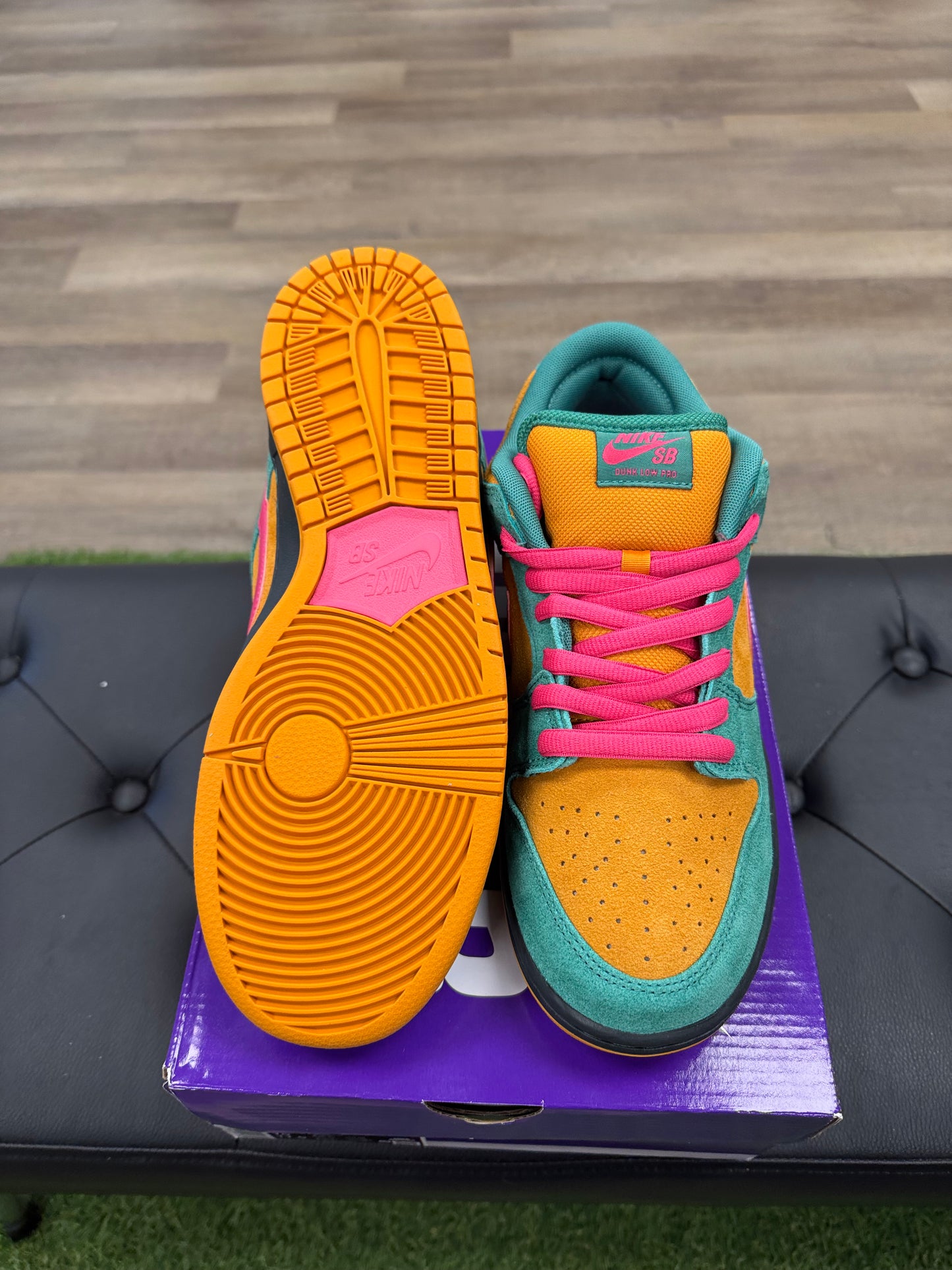 Nike SB Dunk Low Pro Green Noise Watermelon - Size 10