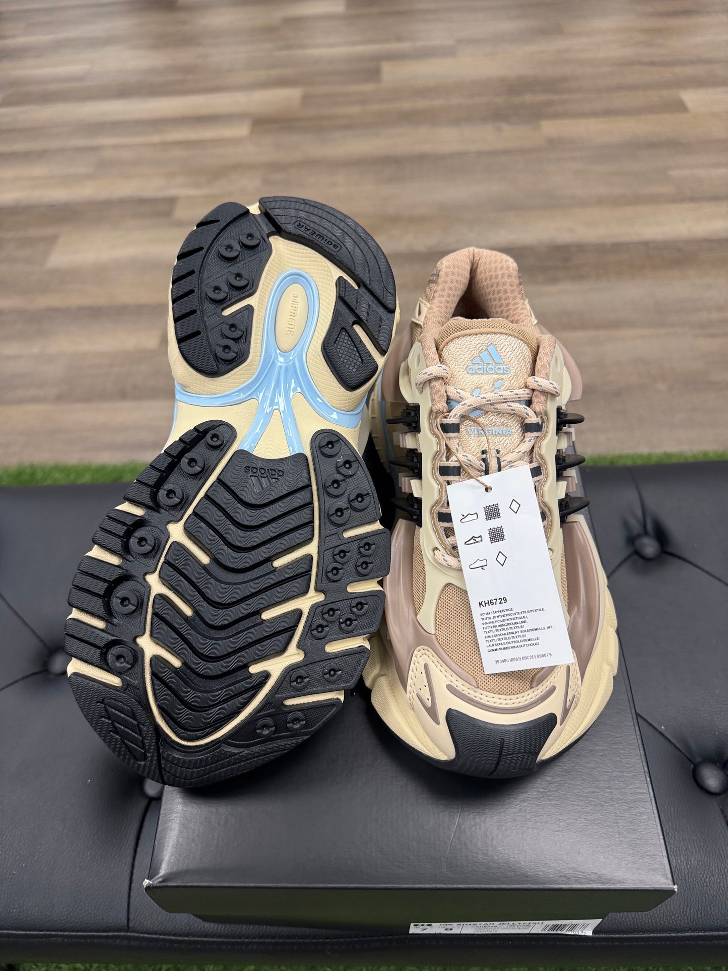adidas Adistar Jellyfish Pharrell Williams Crystal Sand - Size 7
