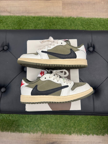 Jordan 1 Retro Low OG SP Travis Scott Medium Olive (PS) - Size 12C (U)
