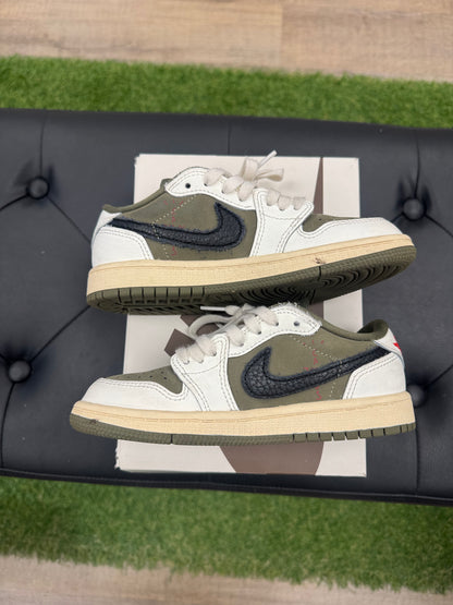 Jordan 1 Retro Low OG SP Travis Scott Medium Olive (PS) - Size 12C (U)