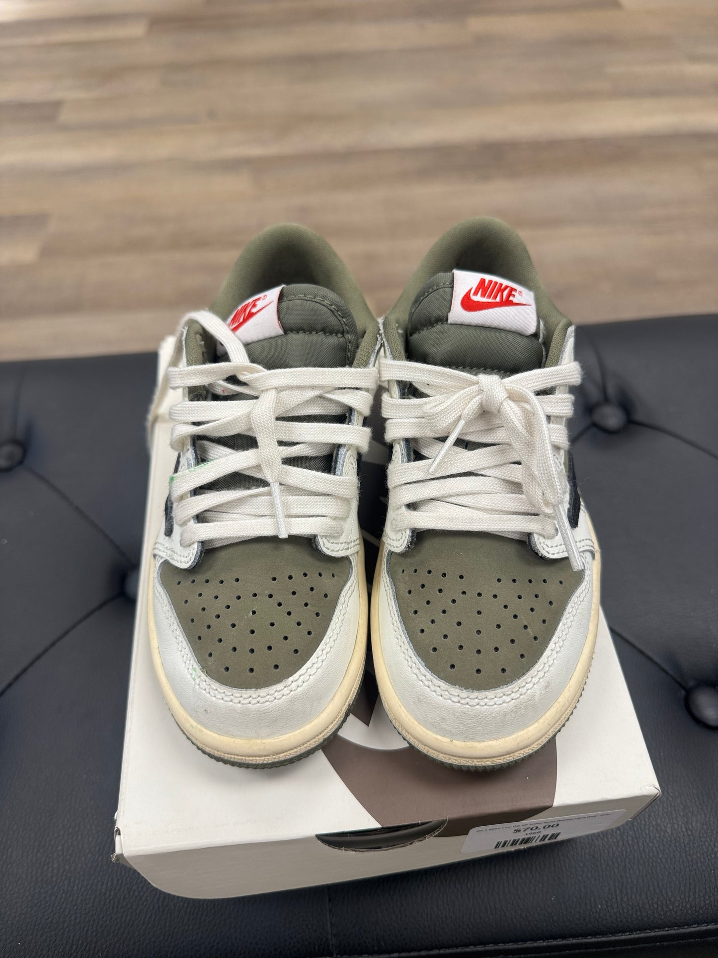 Jordan 1 Retro Low OG SP Travis Scott Medium Olive (PS) - Size 12C (U)