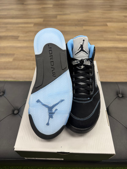 Jordan 5 Retro Black University Blue (2026) - Size 9