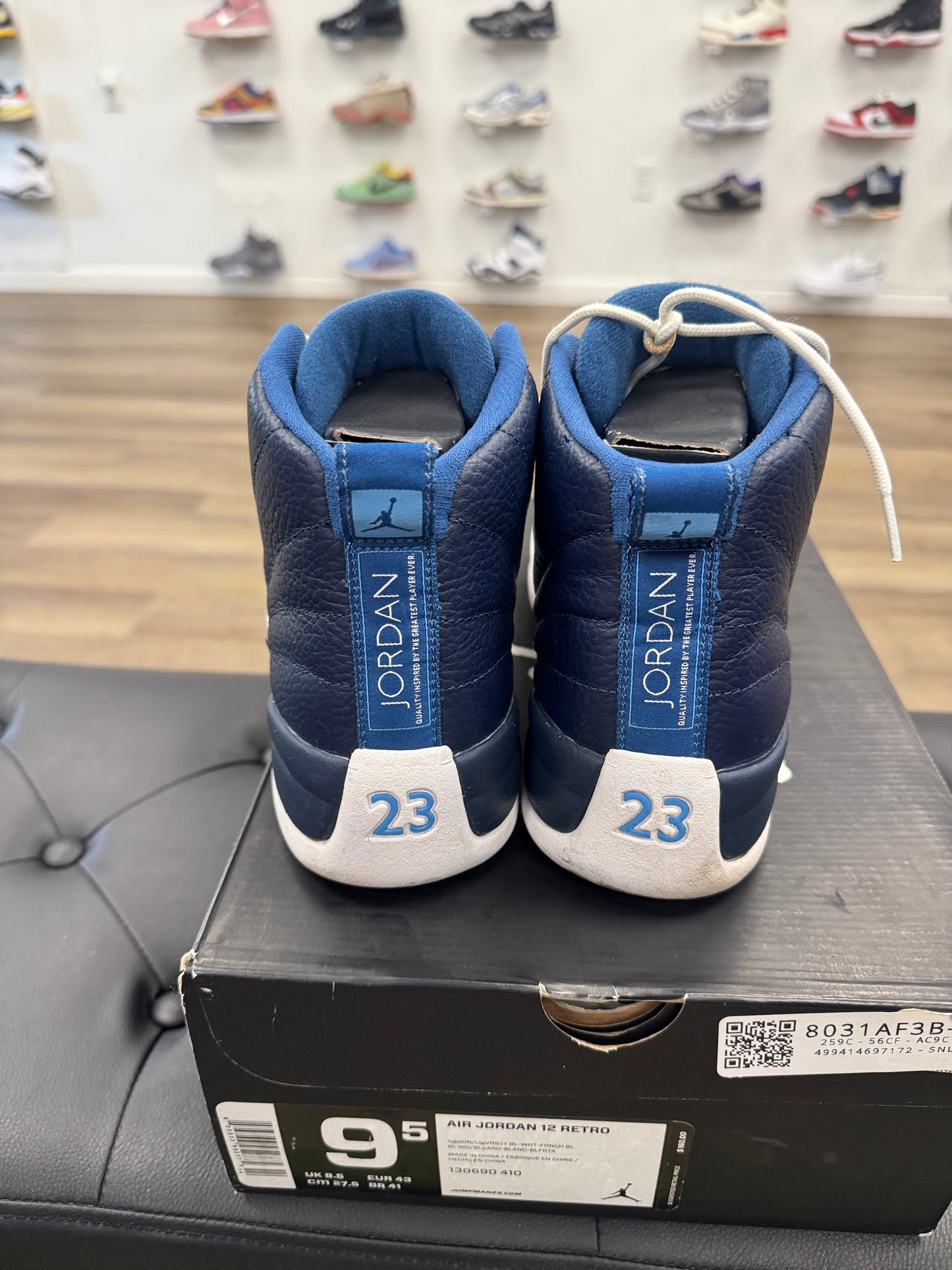 Jordan 12 Retro Obsidian (2012) - Size 9.5 (U)