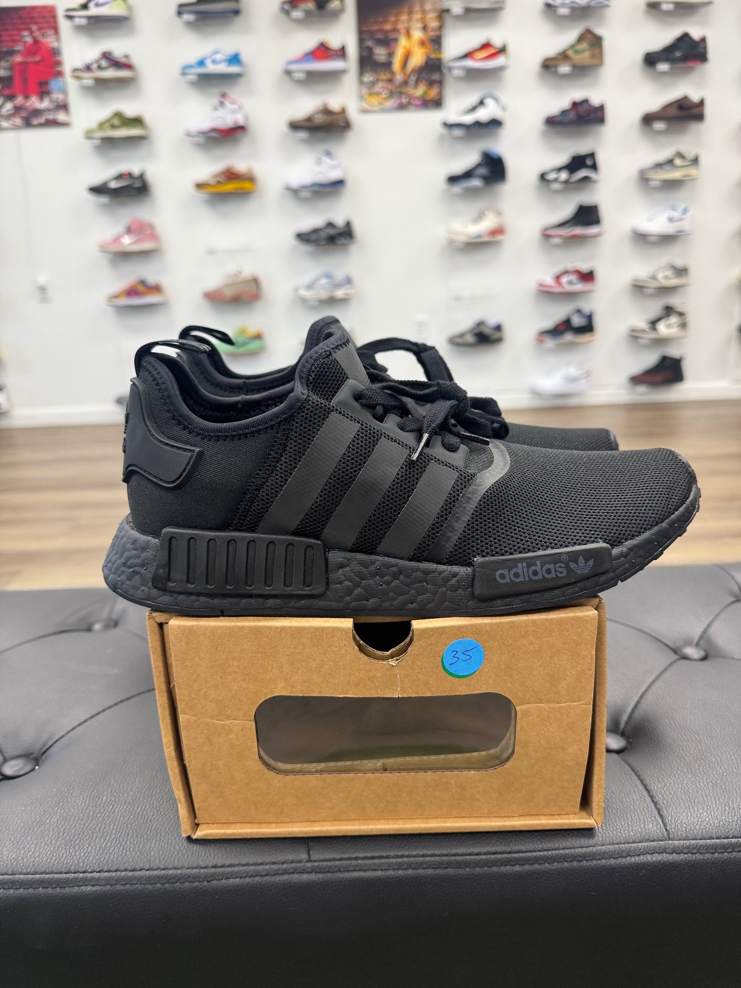 adidas NMD R1 Triple Black - Size 11 (U)