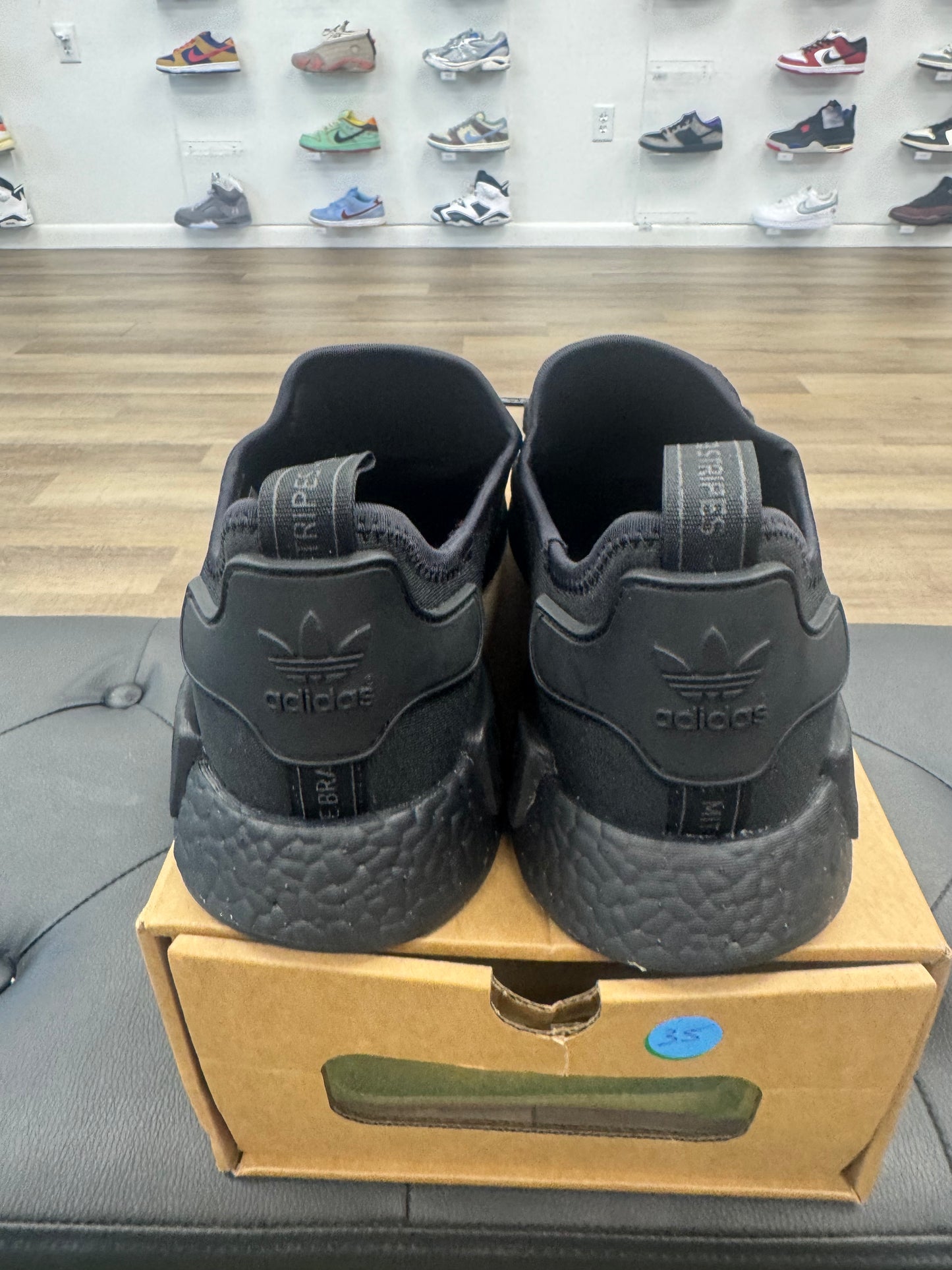 adidas NMD R1 Triple Black - Size 11 (U)