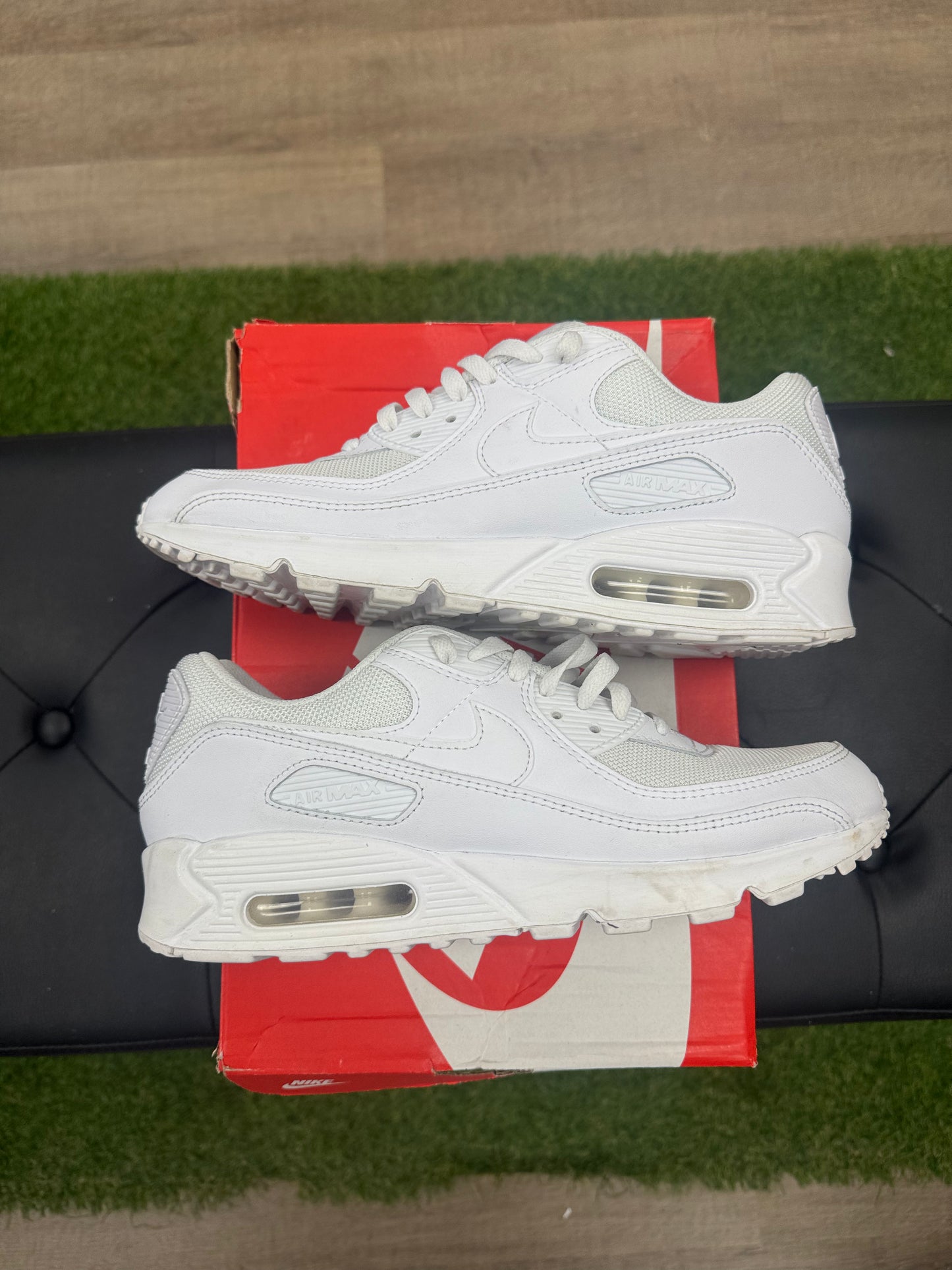 Nike Air Max 90 Recraft Triple White - Size 10 (U)