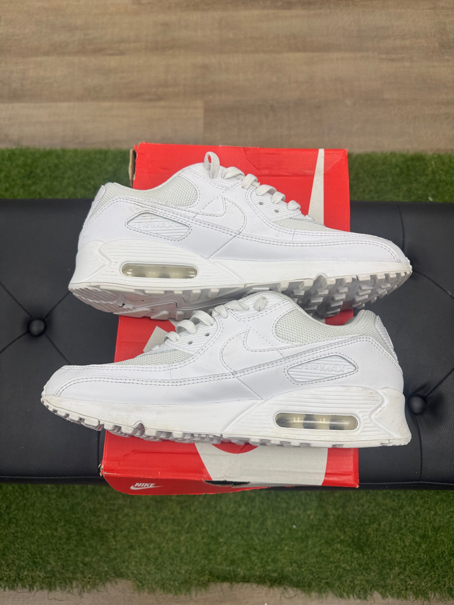 Nike Air Max 90 Recraft Triple White - Size 10 (U)