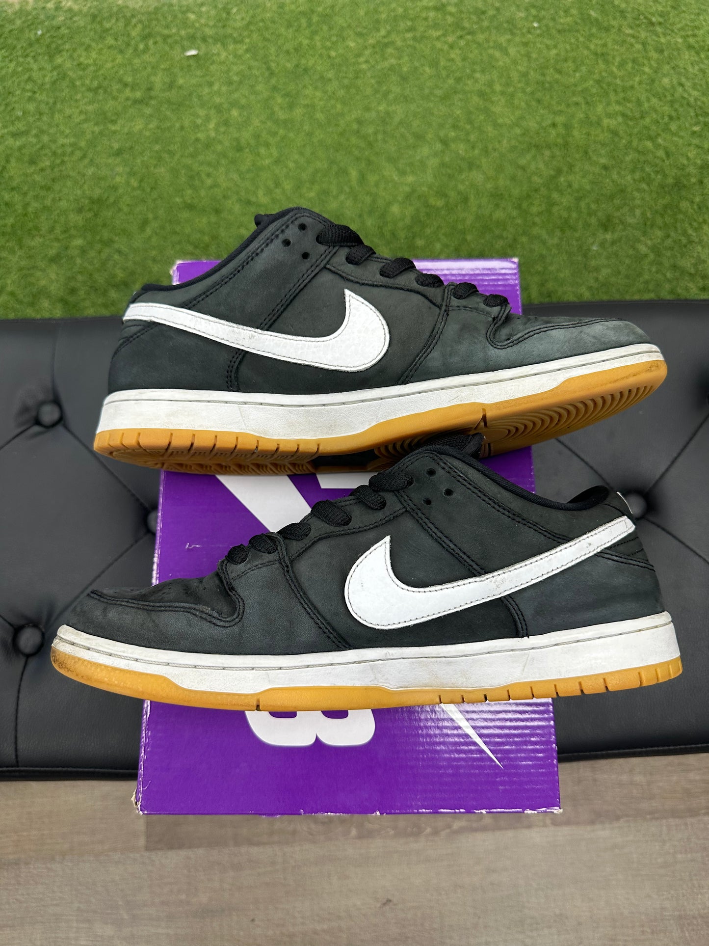 Nike SB Dunk Low Pro Black Gum - Size 10.5 (U)