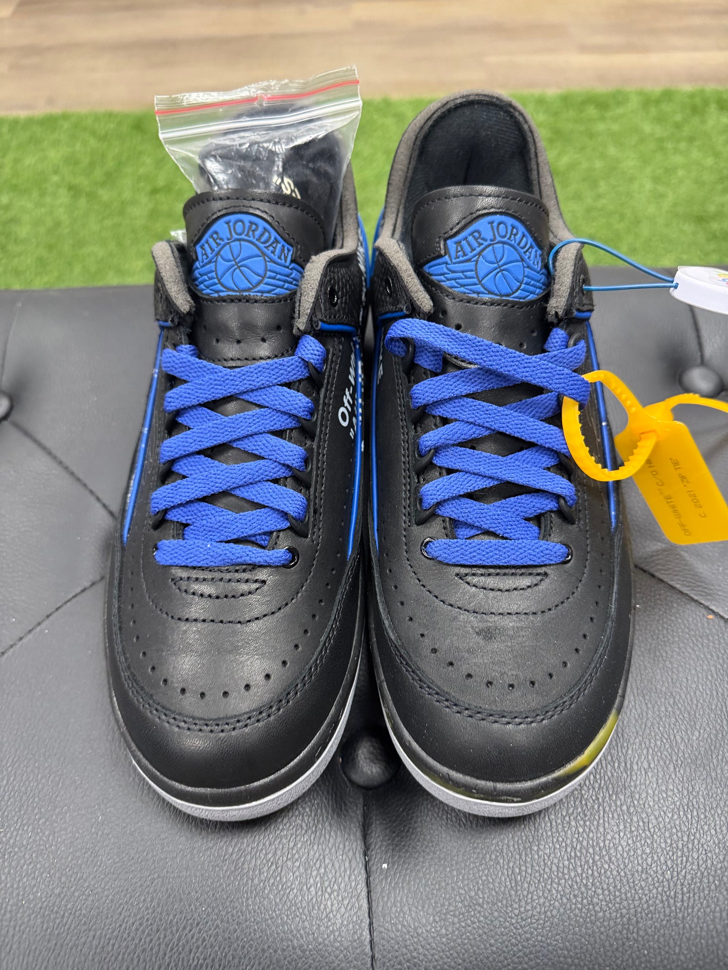 Jordan 2 Retro Low SP Off-White Black Blue - Size 7 (U)