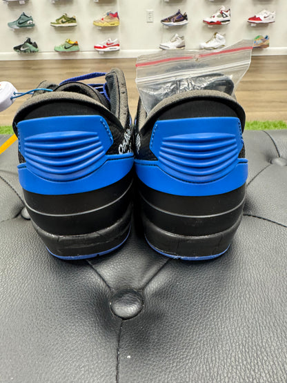 Jordan 2 Retro Low SP Off-White Black Blue - Size 7 (U)