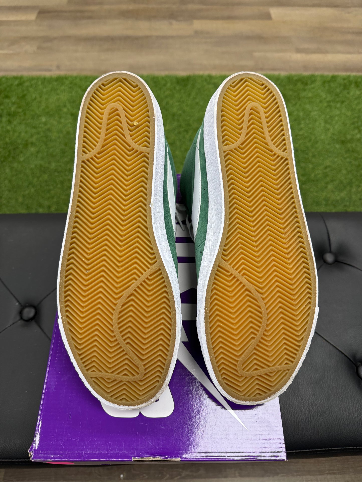 Nike SB Zoom Blazer Mid Fir White - Size 12 (U)