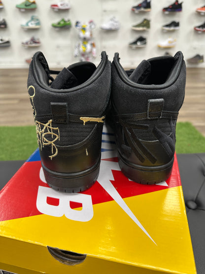 Nike SB Dunk High FAUST Black Gold - Size 11 (U)