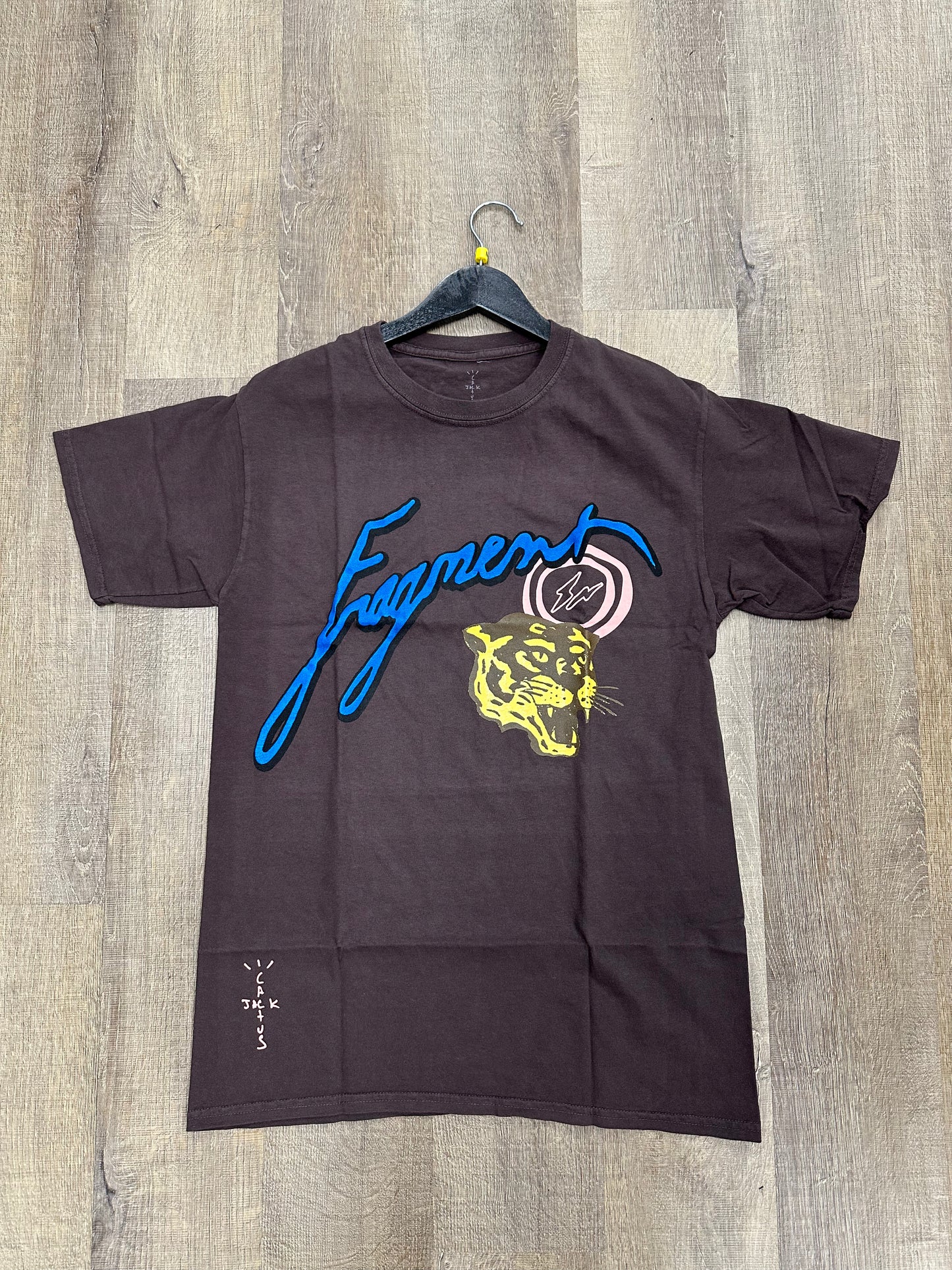Travis Scott Cactus Jack For Fragment Icons Tee Brown - Size Medium