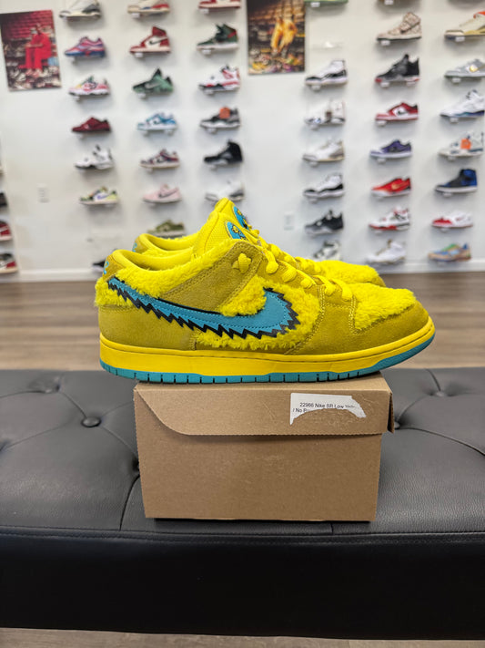 Nike SB Dunk Low Grateful Dead Bears Opti Yellow - Mens (U10.5)