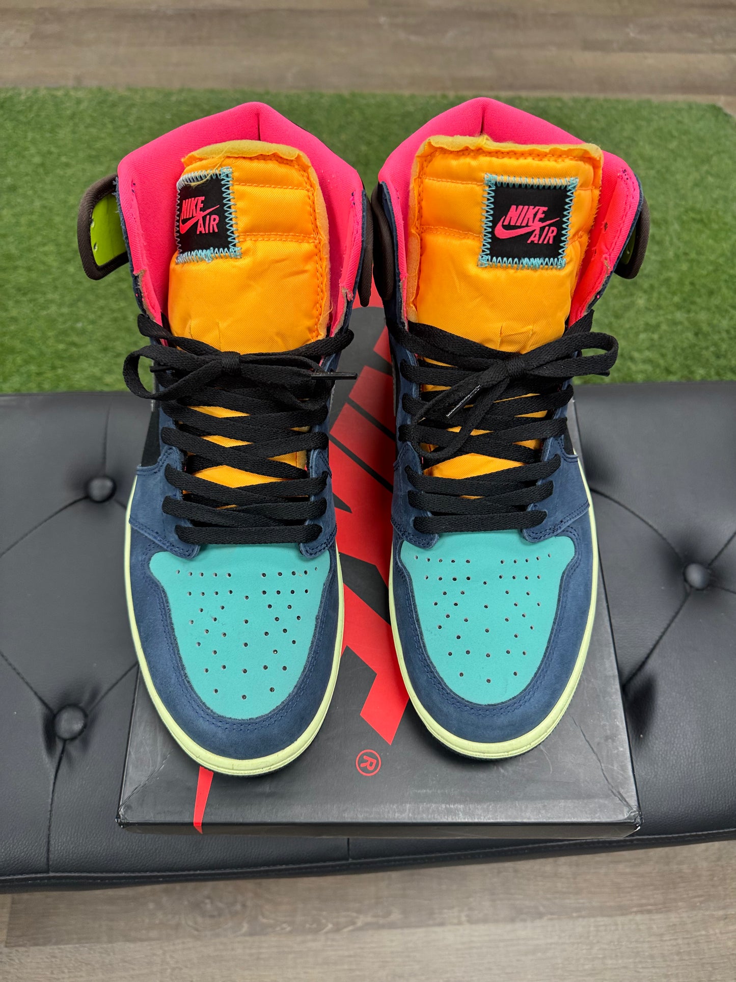 Jordan 1 Retro High Tokyo Bio Hack- Mens (U13)