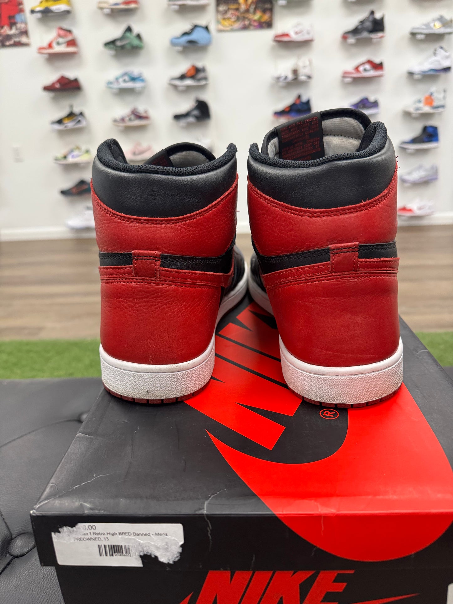 Jordan 1 Retro High Bred Banned (2016)- Mens ( U13)