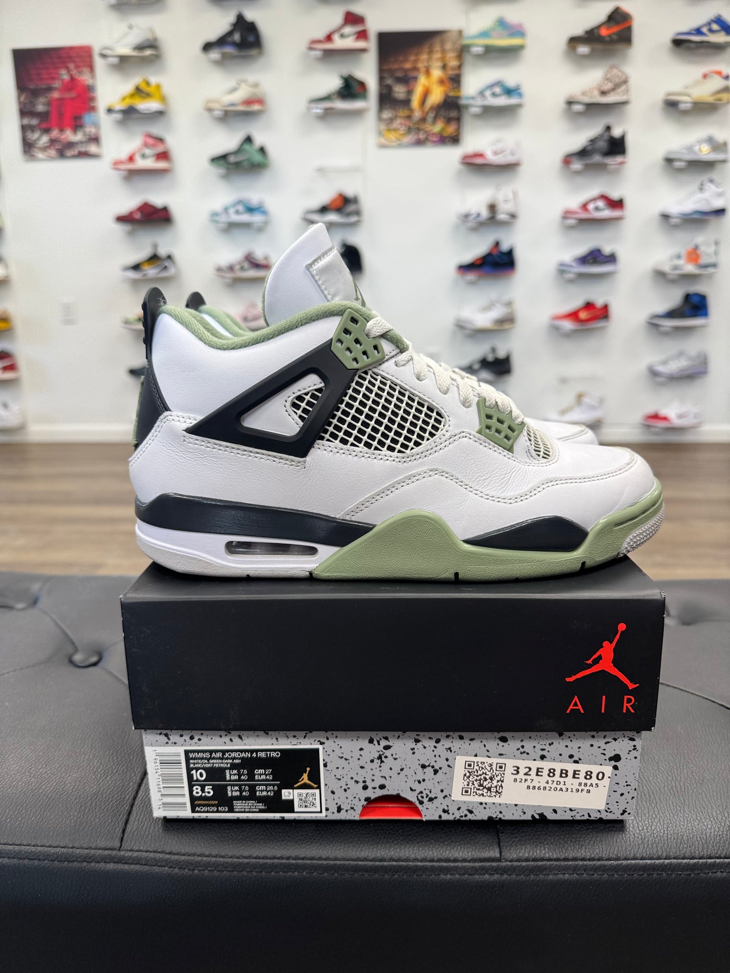 Jordan 4 Retro Seafoam (Women's)