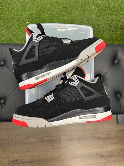 Jordan 4 Retro Bred (2019)- Mens (U10.5)