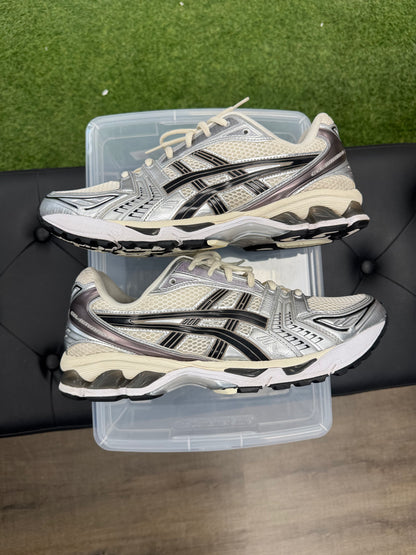 ASICS Gel-Kayano 14 Cream Black Metallic Plum- Mens (U11)